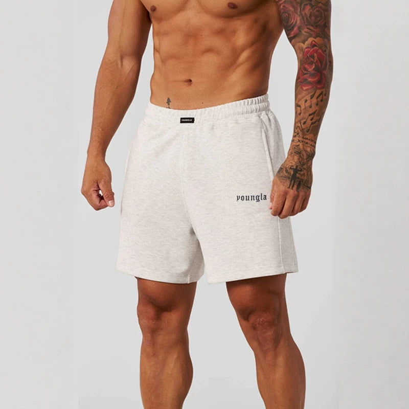 American fashion brand YOONGLA casual shorts, summer looped cotton fitness training sports basketball shorts, cross-border foreign trade