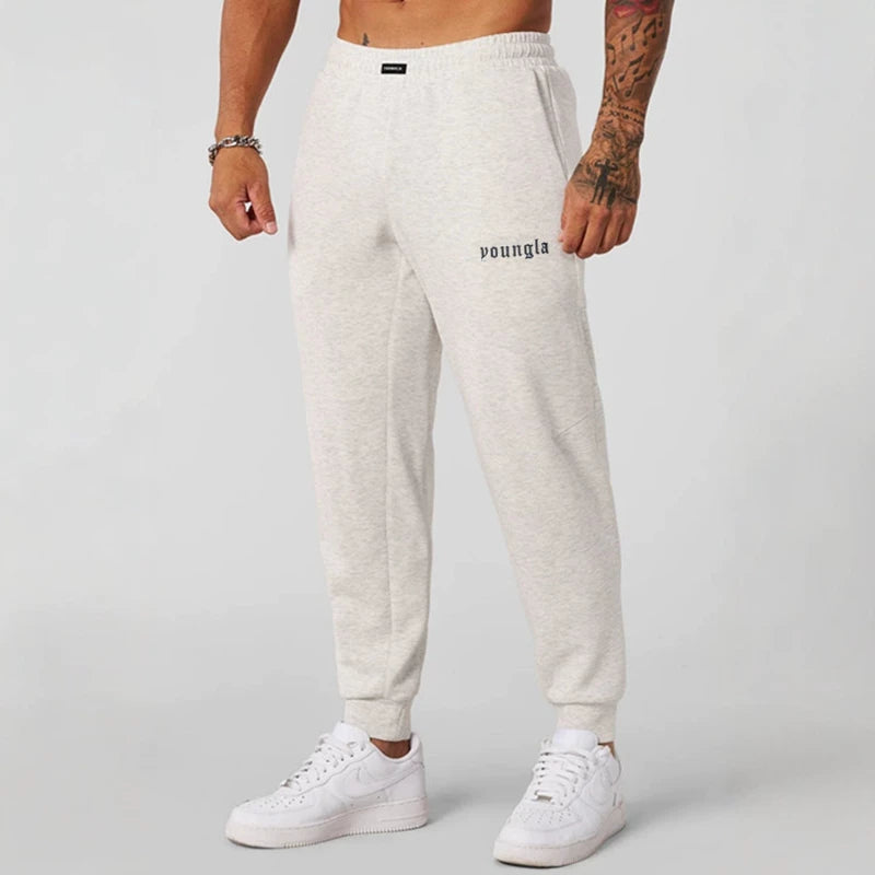 American fashion brand YOONGLA sports ankle binding pants, fitness training printed running casual pants, cross-border foreign trade