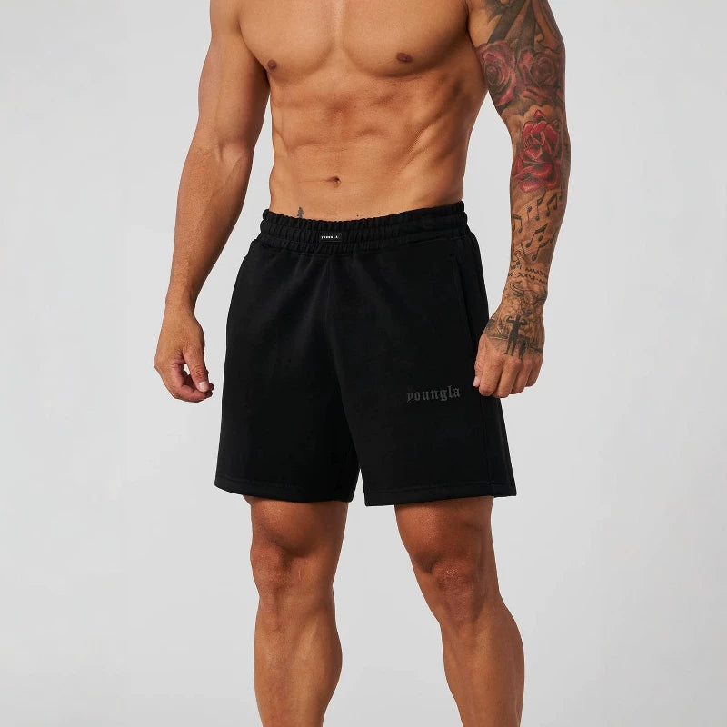 American fashion brand YOONGLA casual shorts, summer looped cotton fitness training sports basketball shorts, cross-border foreign trade