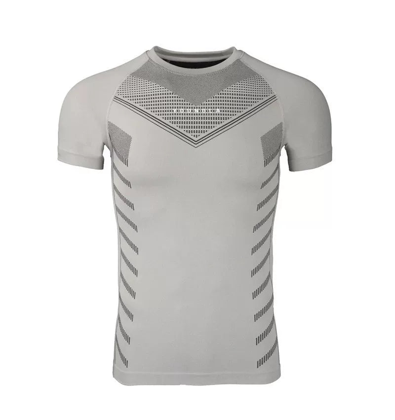 European and American trendy brand Youngla fitness clothes, sports t-shirts, high elasticity training muscle tight fitting clothes, men's short sleeves, cross-border foreign trade