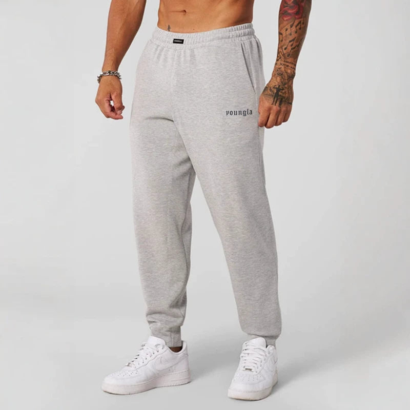 American fashion brand YOONGLA sports ankle binding pants, fitness training printed running casual pants, cross-border foreign trade