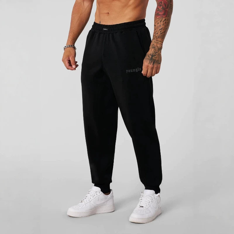 American fashion brand YOONGLA sports ankle binding pants, fitness training printed running casual pants, cross-border foreign trade