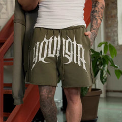 European and American trendy brand YOUNG LA casual shorts men's cotton trendy versatile fitness jogging sports basketball shorts