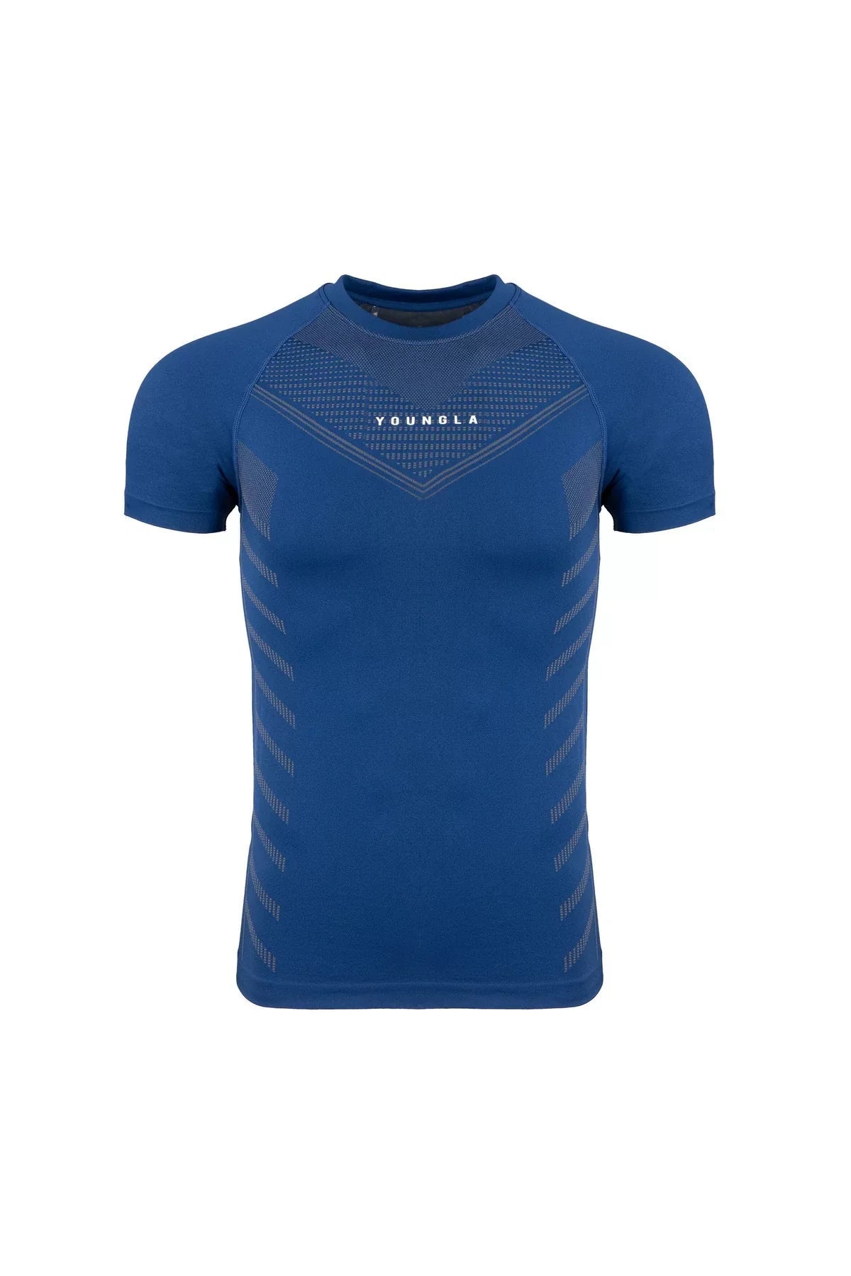 European and American trendy brand Youngla fitness clothes, sports t-shirts, high elasticity training muscle tight fitting clothes, men's short sleeves, cross-border foreign trade