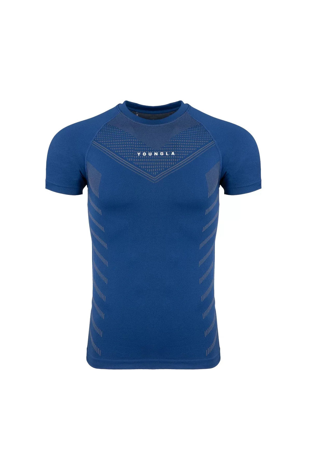 European and American trendy brand Youngla fitness clothes, sports t-shirts, high elasticity training muscle tight fitting clothes, men's short sleeves, cross-border foreign trade