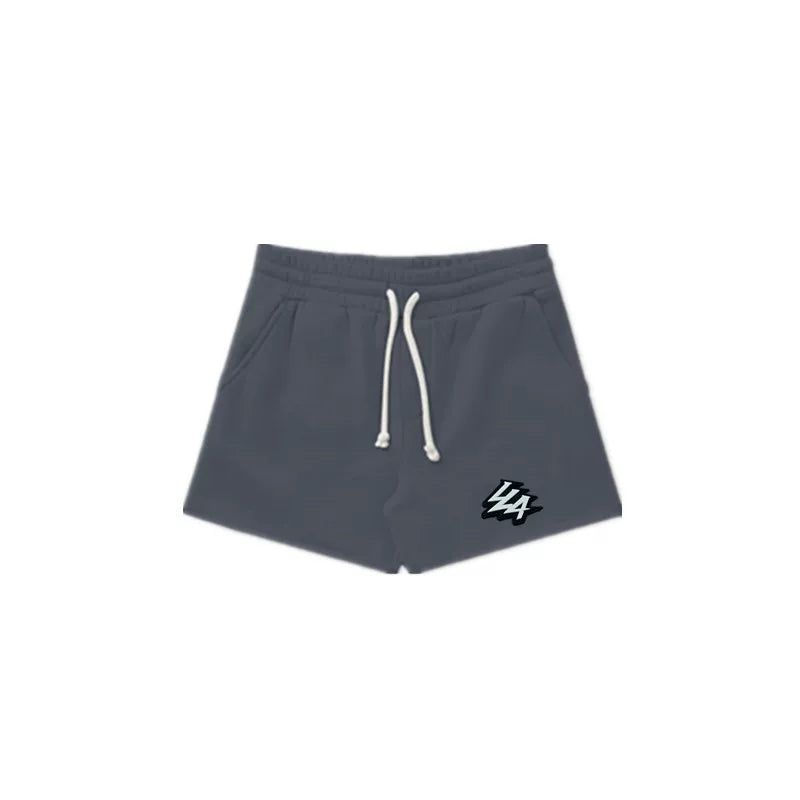 European and American trendy sports basketball shorts YOUNG LA casual shorts summer wool loop cotton fitness training cross-border foreign trade