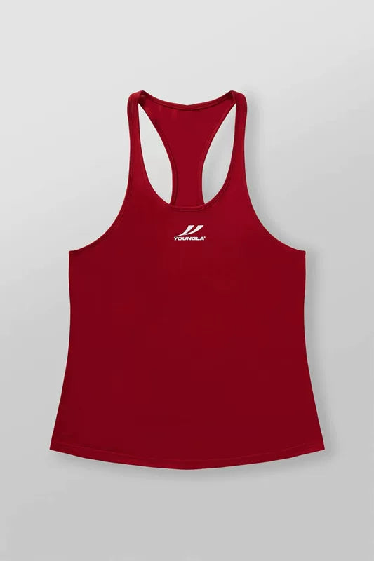 European and American trendy brand YOONGLA men's sleeveless vest fitness suit quick drying elastic exercise training running fitness top