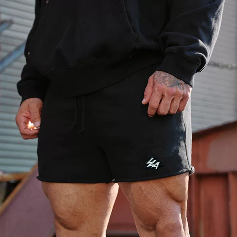 European and American trendy sports basketball shorts YOUNG LA casual shorts summer wool loop cotton fitness training cross-border foreign trade