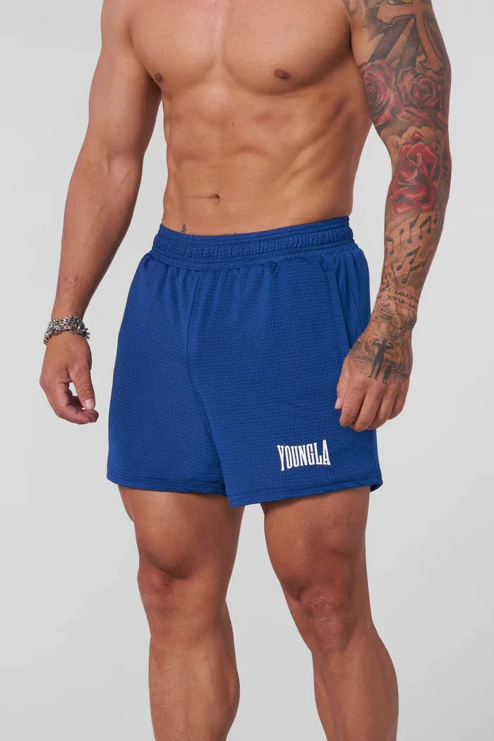 European and American trendy brand YOUNG LA casual shorts, American fitness training sports breathable quick drying three-point basketball shorts