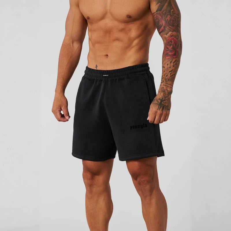 American fashion brand YOONGLA casual shorts, summer looped cotton fitness training sports basketball shorts, cross-border foreign trade