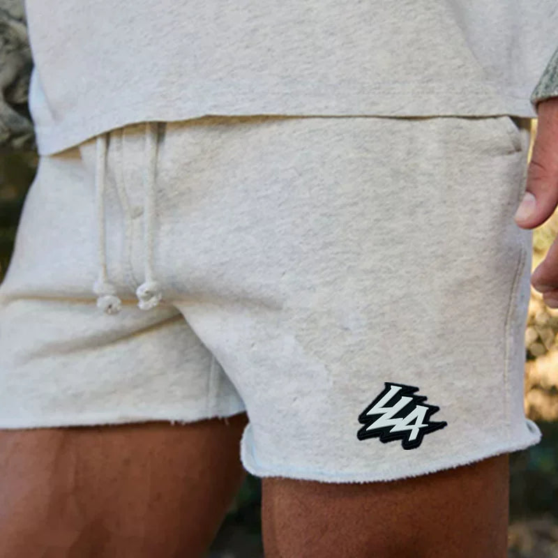European and American trendy sports basketball shorts YOUNG LA casual shorts summer wool loop cotton fitness training cross-border foreign trade