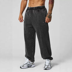 American fashion brand YOONGLA sports and fitness pants, European and American drawstring jogging cotton casual versatile ankle binding pants