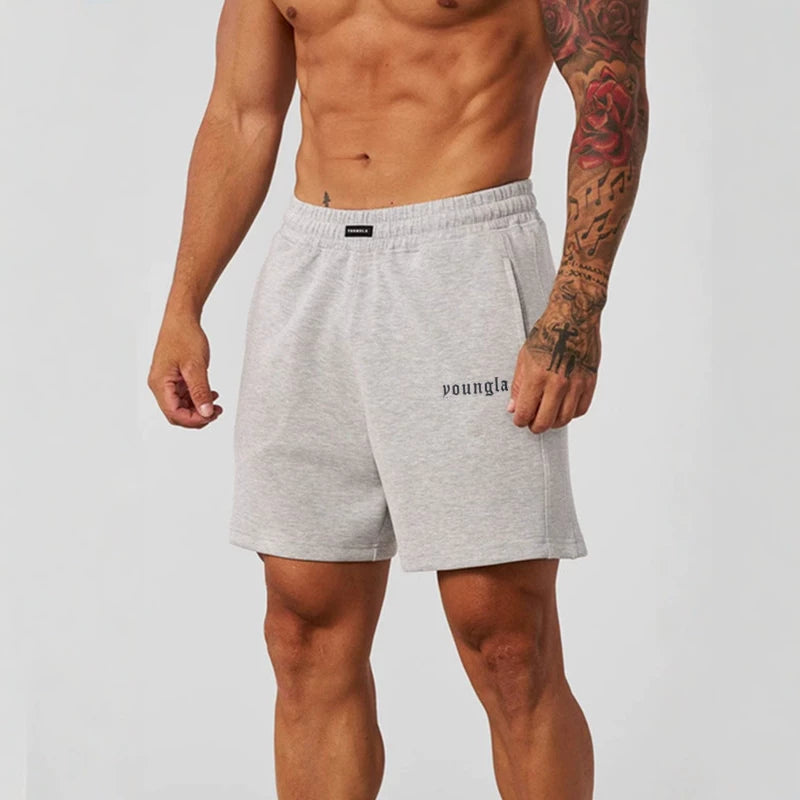 American fashion brand YOONGLA casual shorts, summer looped cotton fitness training sports basketball shorts, cross-border foreign trade