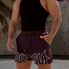 Summer New American Trendy Brand YoungLa Fitness Running Shorts Casual Basketball Shorts Cross border Foreign Trade