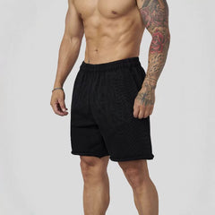 American trendy brand YOONGLA fitness letter shorts loose oversized jogging casual running loop shorts