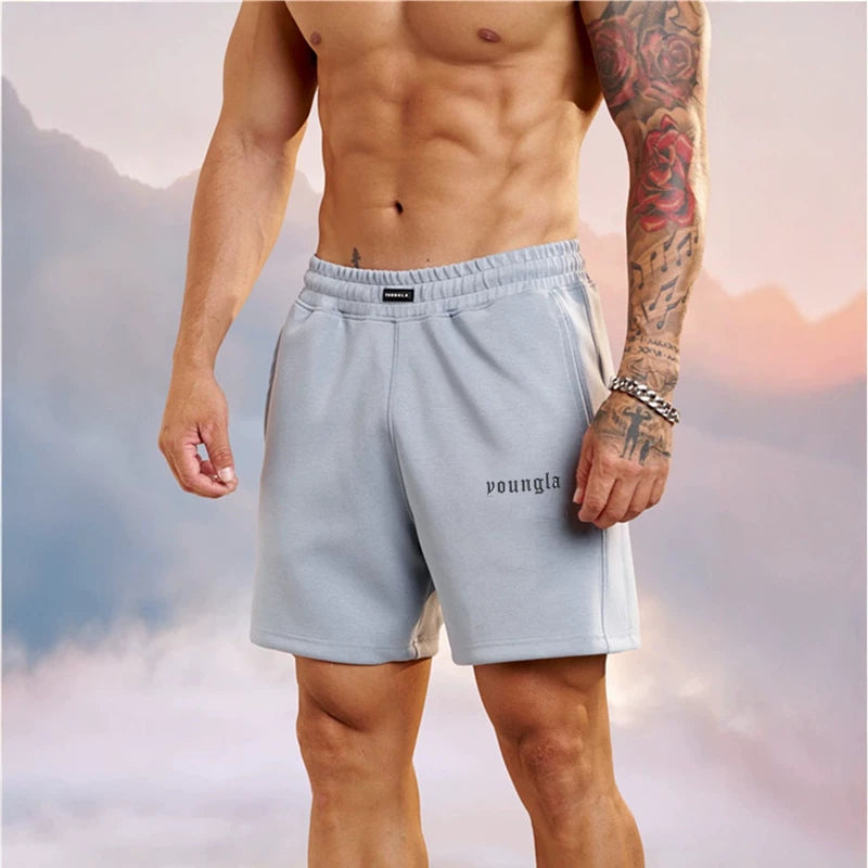 American fashion brand YOONGLA casual shorts, summer looped cotton fitness training sports basketball shorts, cross-border foreign trade