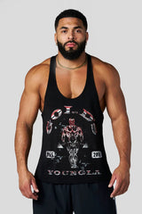 American fashion brand YOUNG LA fitness vest, quick drying breathable style, suspender, cotton loose oversized vest