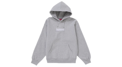 Supreme Box Logo Hoodie Heather Grey (FW24)