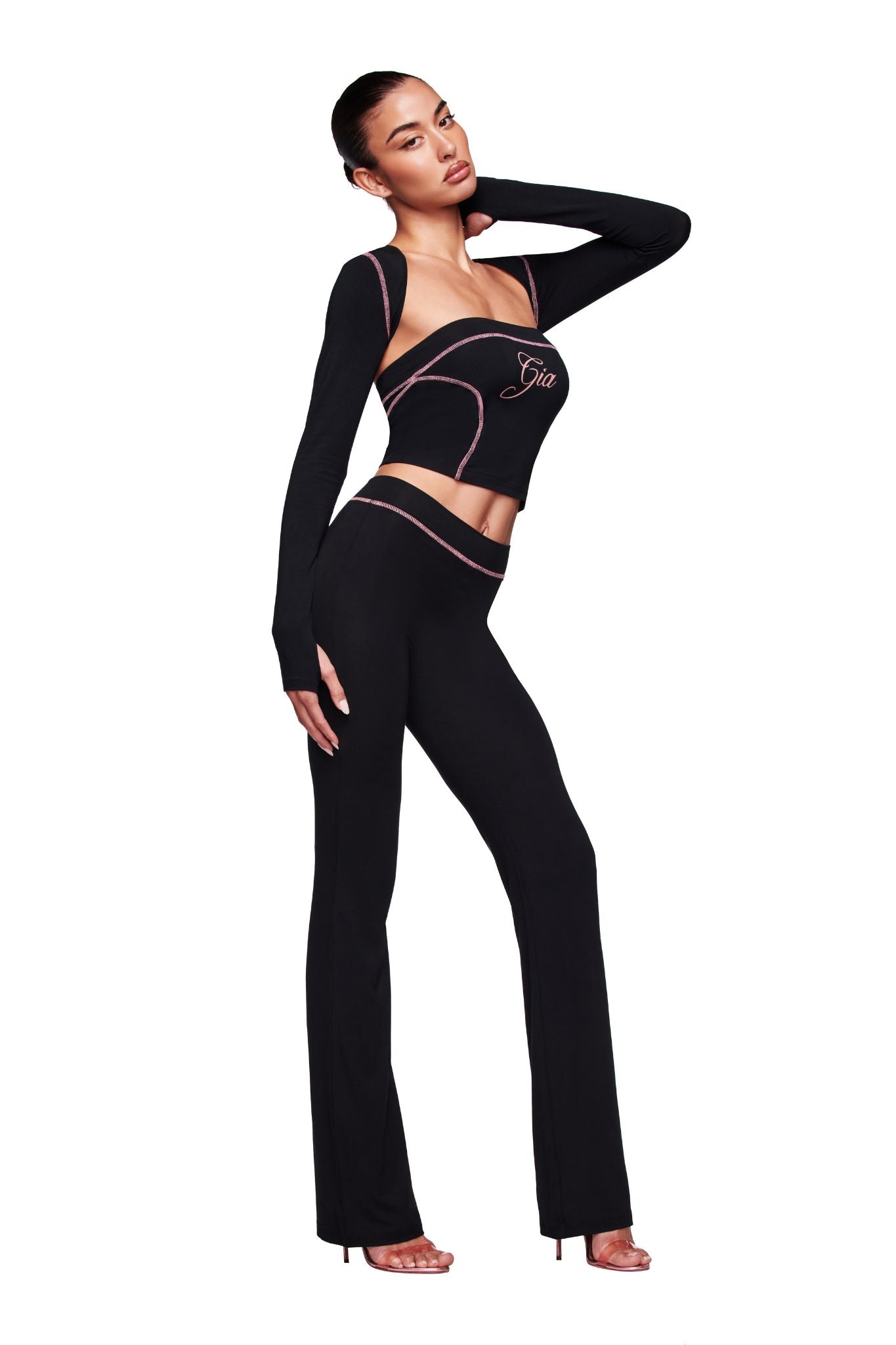 BLARE SHRUG - BLACK
